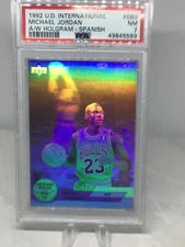 1992 UD International Award Winner #EB9 Michael Jordan PSA 7