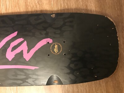 ALVA SKATES  Leopard Black  33” x 10” ALVA SKATES Leopard Black 33” x 10”