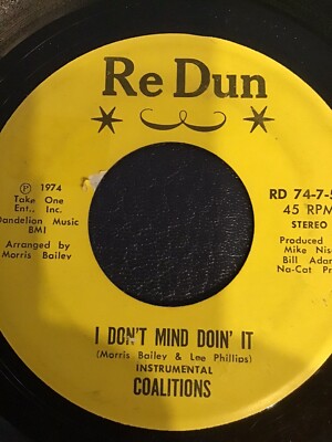 Coalitions - I Don t Mind Doing It / Instead   How Are You - Vg+