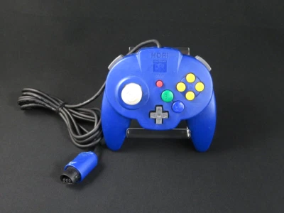 Manette HORI PAD MINI bleue Nintendo 64 N64 HN6-08 testée made in Japan 1 - Photo 1/4