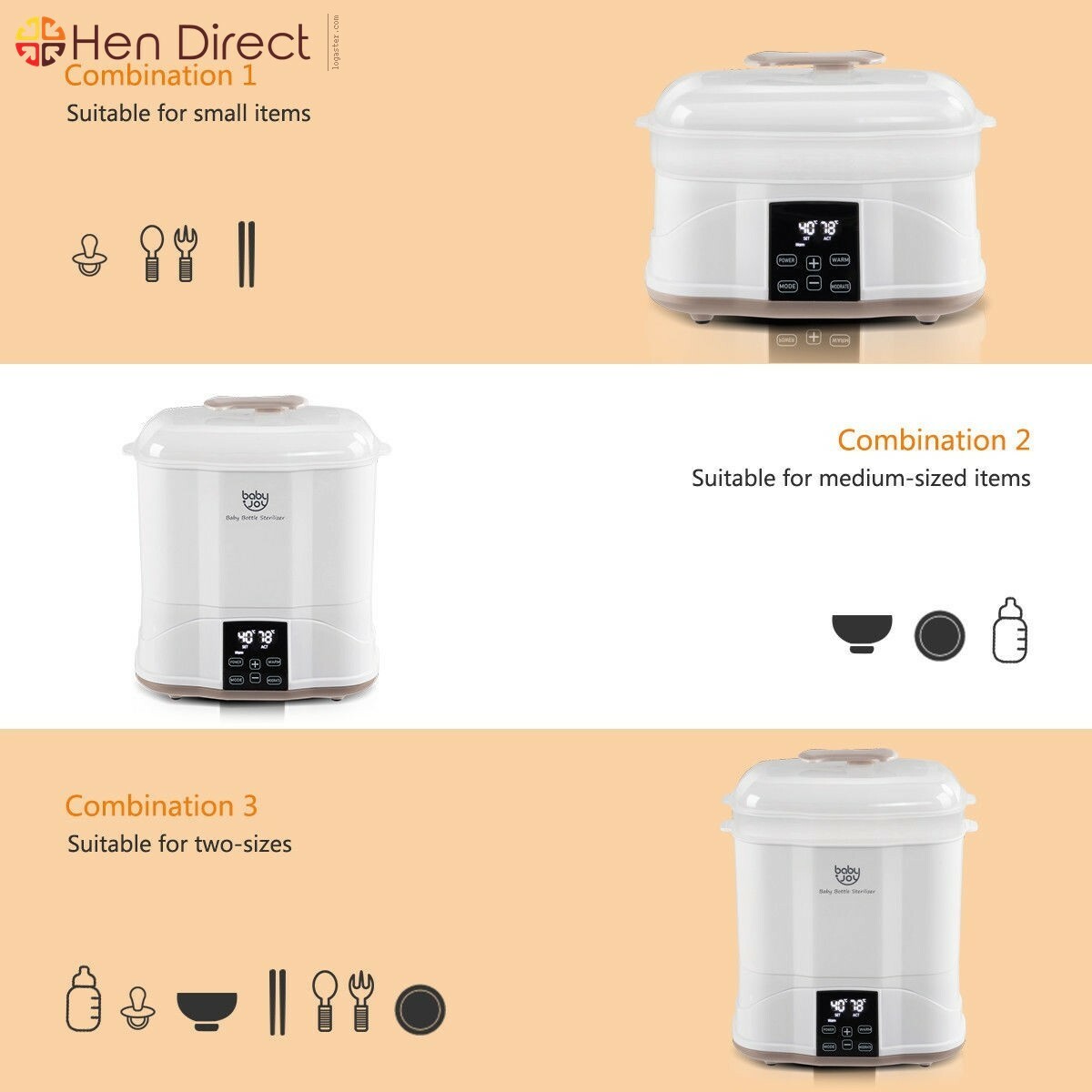 electric steam sterilizer and dryer