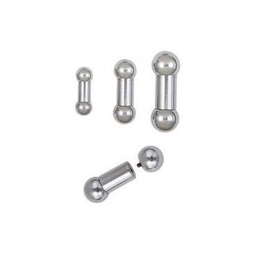 Single Internally Threaded 6G 5/8'' Straight Tongue Barbell Heavy Gauge Piercing