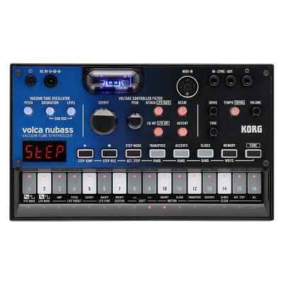 Korg Volca Nubass Vacuum Tube Bass Synthesizer with Oscillator & Low-Pass Filter