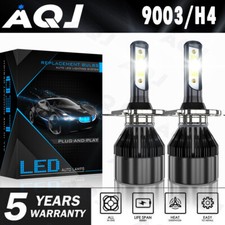 LED for Honda CRV 1997-2004 Headlight Kit H4 9003 6000K White Bulbs Hi/Low Beam