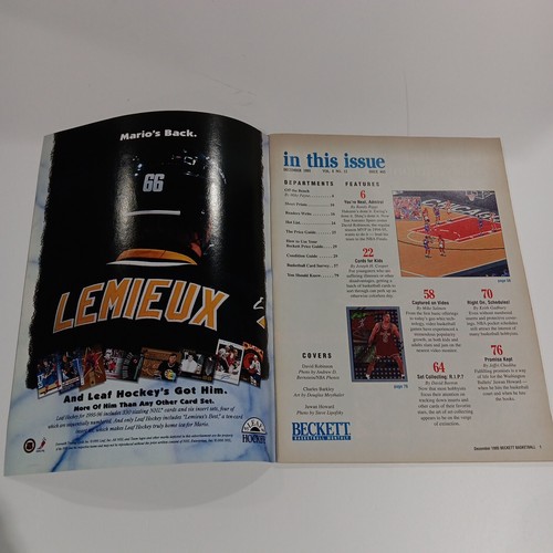 Beckett Basketball Monthly Magazine - December 1995 Issue #65 - David Robinson - Picture 3 of 14