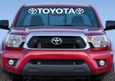 TOYOTA WINDSHIELD DECAL VINYL CUSTOM BANNER 4X40