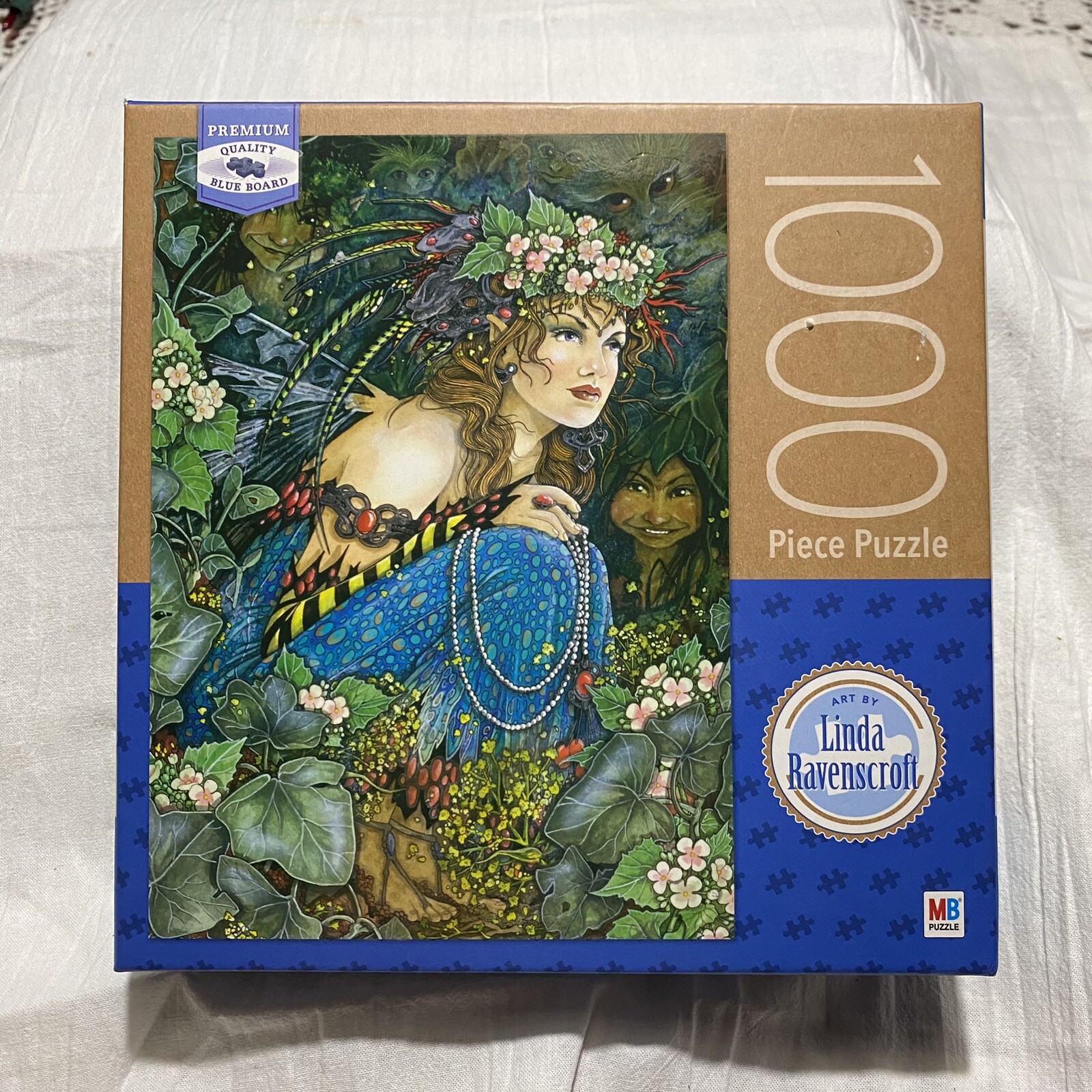 Linda Ravenscroft Watching From The Wood Jigsaw Puzzle 1000 Pieces Fairy Witch