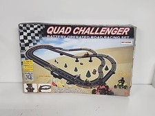 Quad Challenger Battery-Operated Road Racing Set Toy - See Video 