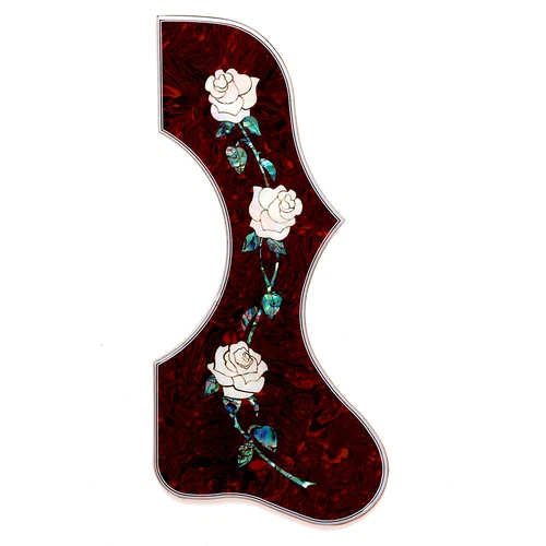 For SJ 200 Acoustic Guitar Pickguard Anti-scrape Plate Abalone Shell Inlaid