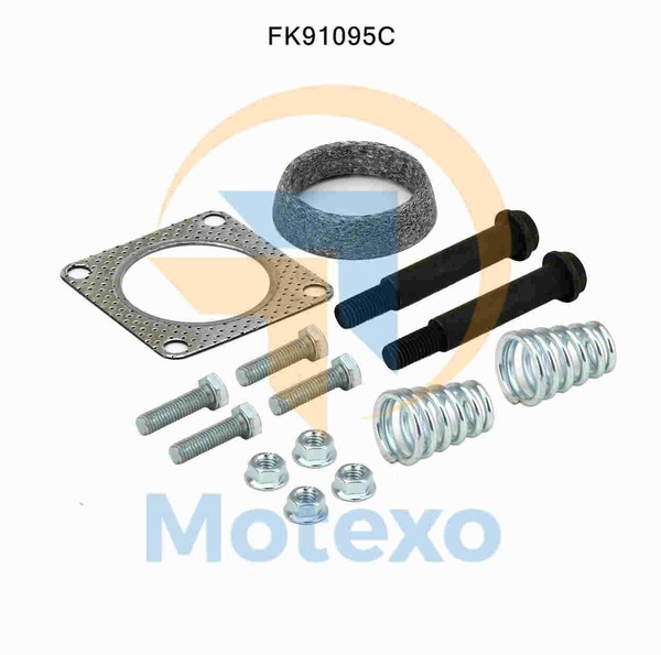 FK91095C Montagesatz Katalysator Fiat Fiorino 1.4 4/1994 - 9/2000-image