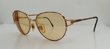 Vintage BerDel Hilda Brown Gold Metal Sunglasses Italy FRAMES ONLY