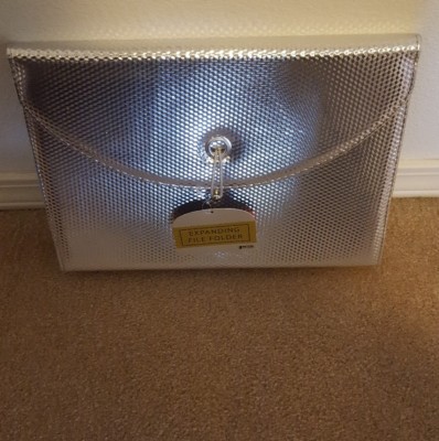 Better Office Products Silver Expanding File Folder 7 Pockets