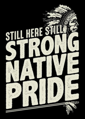 Proud Native American Sticker Still Here Still Strong Tribe Tribal Land Indian