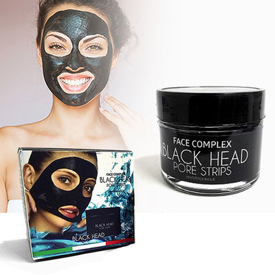 FACE COMPLEX GESICHTSMASKE SCHWARZ PEEL OFF TECHNOLOGIE GLATTLEDER