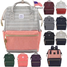 Nobutaki Original Backpack USB Unisex Canvas School Bag Bookbag Handbag Anello