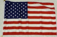 USA Fahne mit Hohlsaum Stockfahne 30x45 cm, Fahne Flagge Fanartikel