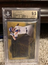 2016 Topps Five Star Kris Bryant Golden Graphs Gold Ink Auto /10 BGS 9.5/10 Auto