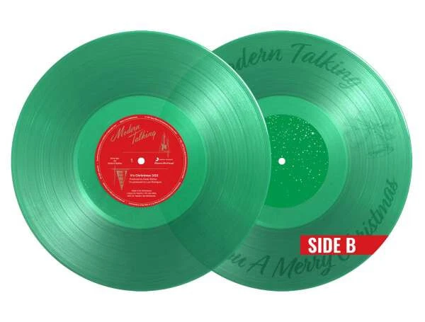 Modern Talking - It`s Christmas Limited Green Vinyl 7" etched 1000 worldwide new - Bild 1 von 1