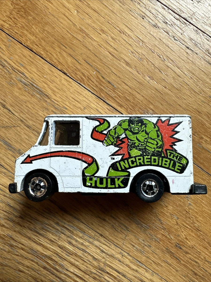 Hot Wheels 1976 Scene Machine White Van 1978 The Incredible Hulk
