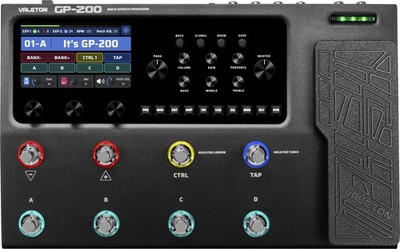 Valeton GP-200 Multi Effekt Prozessor Modeling Digital Gitarre Bass Interface