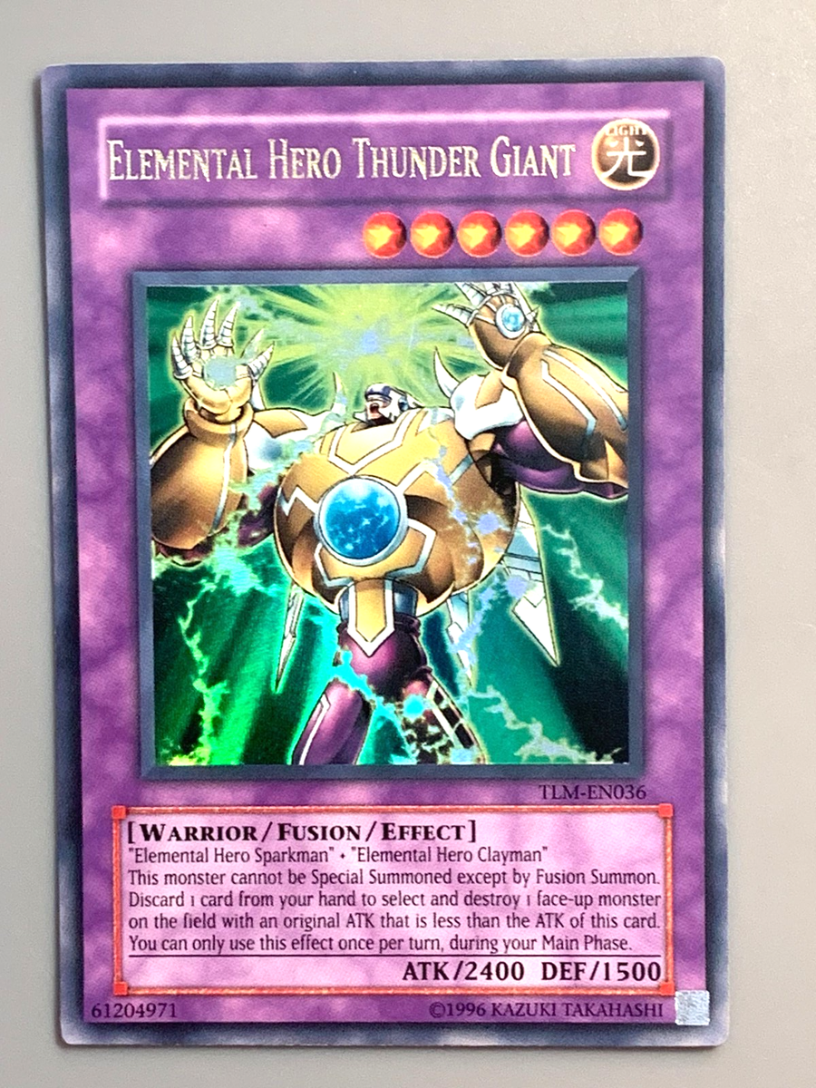 遊戯王 英語版 E・HERO サンダー・ジャイアント TLM-EN036 1st yugioh Elemental Hero Thunder Giant TLM-EN036 Unlimited Ed Ultra