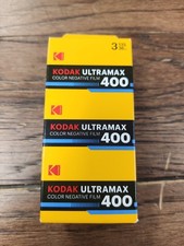 Kodak UltraMax 400 Color Negative Film 35mm Roll, 36 Exposures, 3-Pack 12/2027