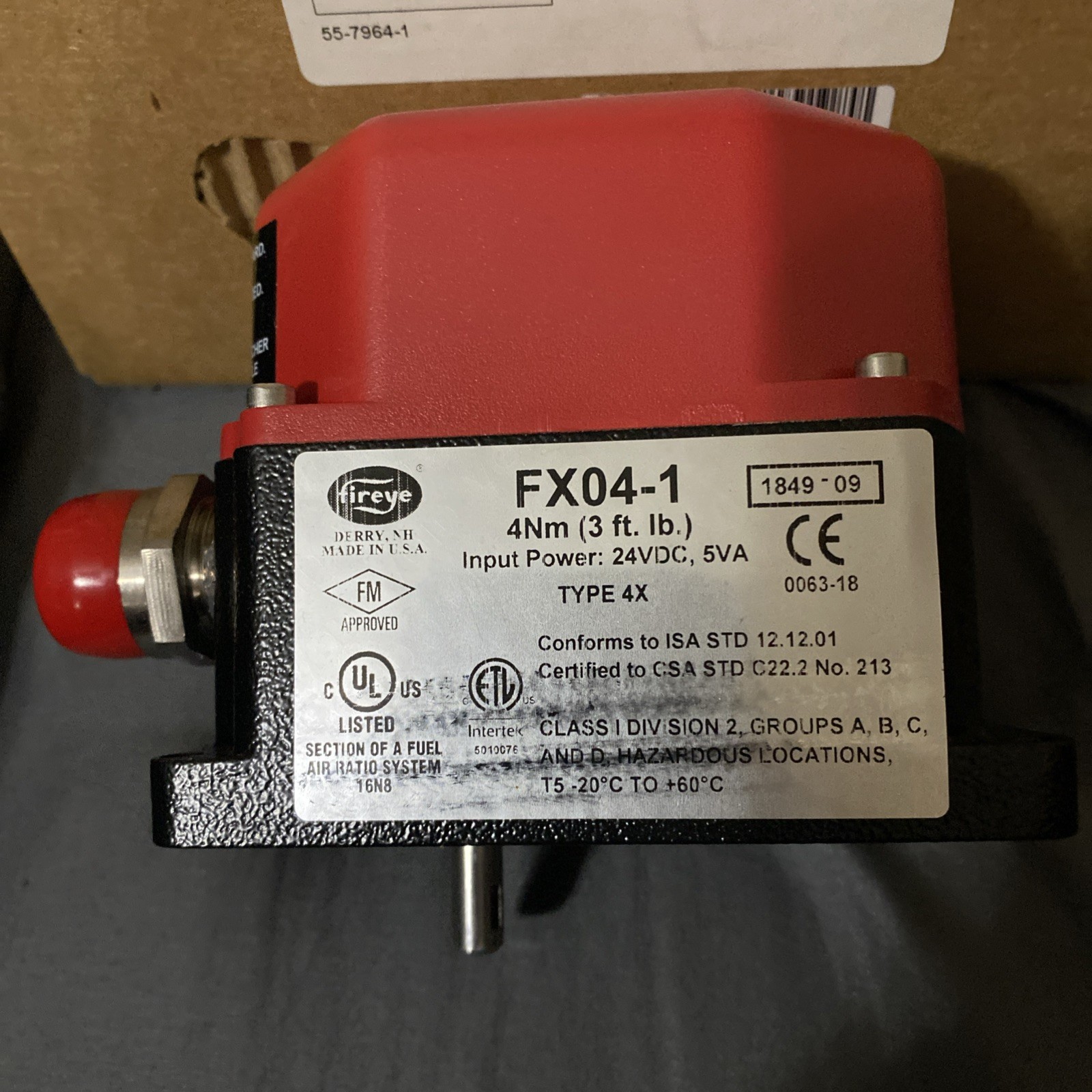 Fireye Servo Motor FX04-1