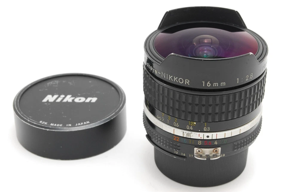 [NearMINT w/cap] Nikon AF Fisheye Nikkor 16mm F/2.8 D Wide Angle Lens From JAPAN - Image 4 of 4