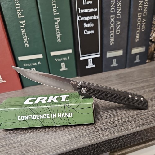 CRKT 3810 LCK+ Lerch Design Flipper Knife Liner Lock Folding Pocket ...