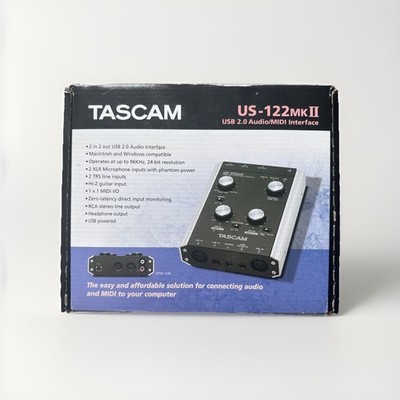 TASCAM US-122 MKII Interface Audio/MIDI USB 2.0
