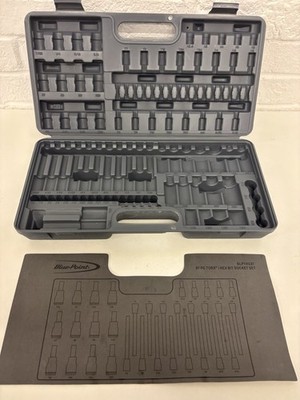 Blue Point 87tlg Torx Sechskant Steckschlüsselsatz BLPTHC87 NUR KOFFER OHNE WERKZEUG 