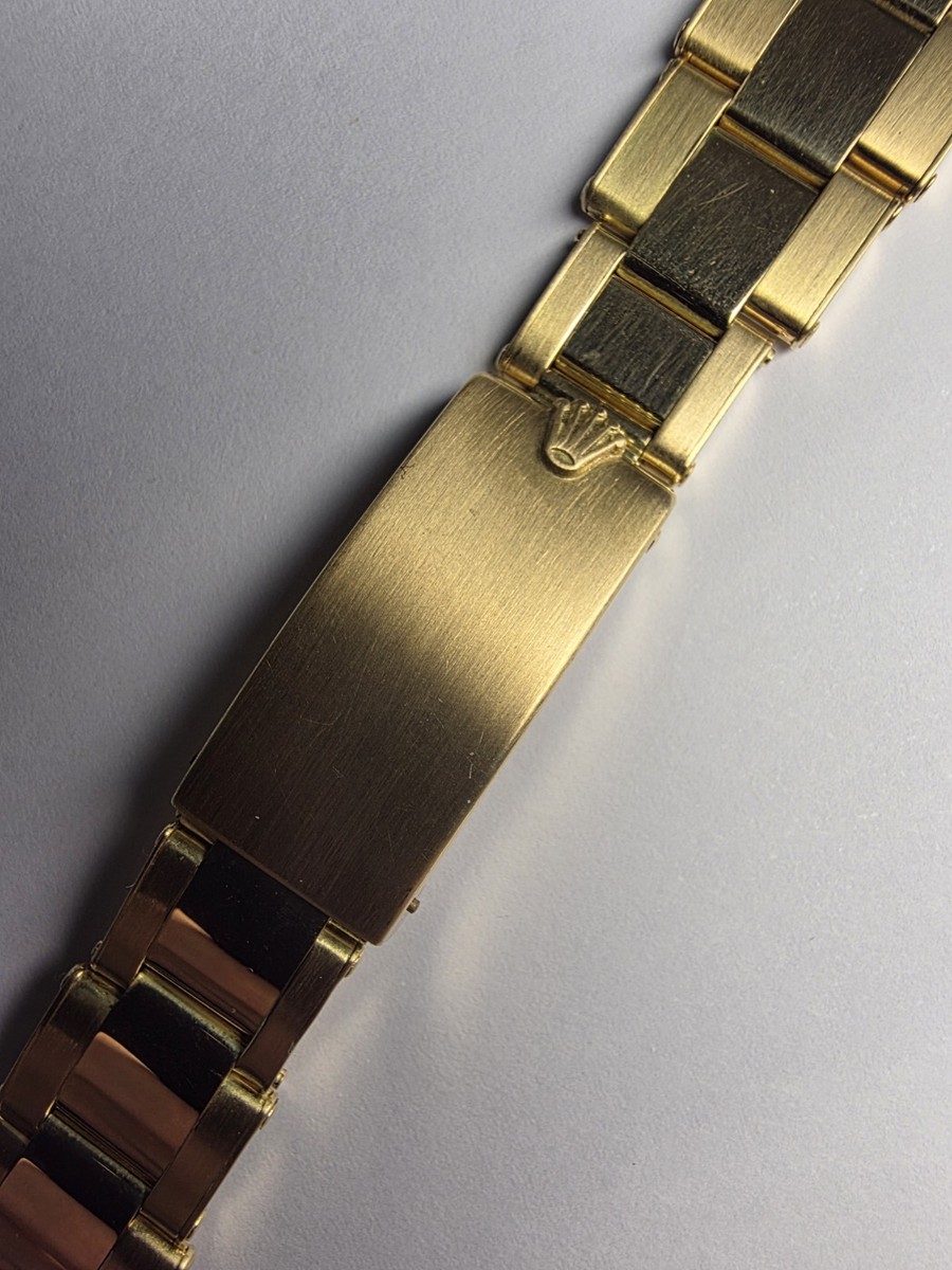 Rolex 18K Gold Riveted Bracelet Daytona 6239 6241 6262 6263 6265