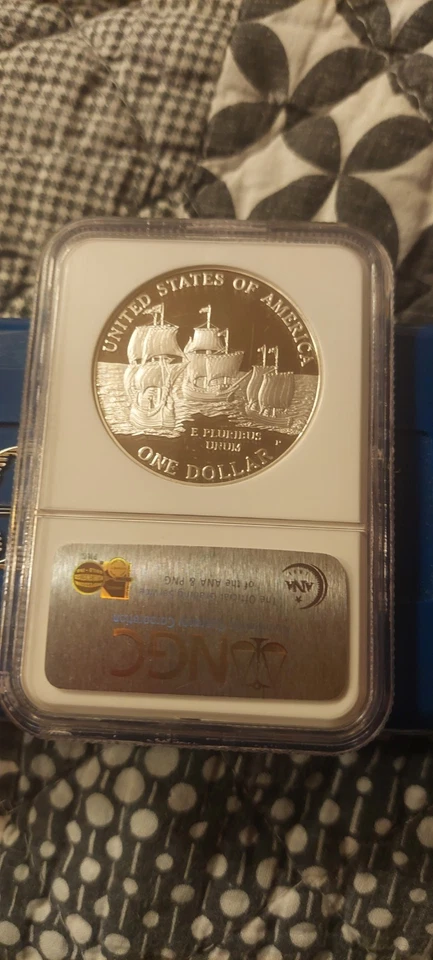 2007 P JAMESTOWN S$1 DOLLAR PF 69 ULTRA CAMEO FOUNDING JAMESTOWN LIBERTY USA - Image 2 of 2