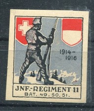 Switzerland Swiss Soldier WWI Div 2 #43g MNG 100
