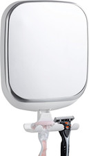 Shower Mirror Fogless for Shaving anti Fog Shaving Mirror No-Drilling Remov...