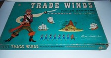 TRADE WINDS VINTAGE PARKER BROTHERS CARIBBEAN SEA BOARD GAME 1960