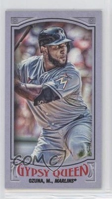 2016 Topps Gypsy Queen Mini Purple 38/250 Marcell Ozuna #299 0f8