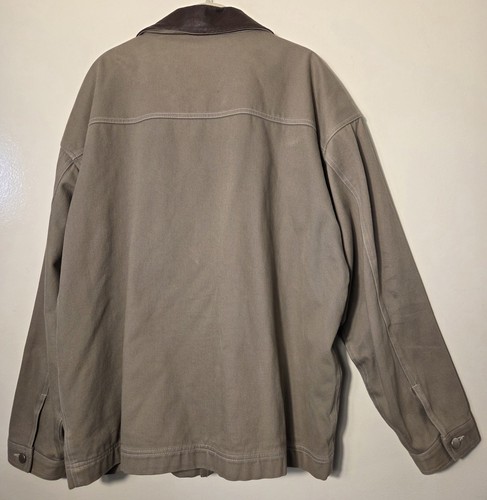 Marlboro Vintage Chore Jacke Rancher Decke gefüttert Lederkragen Herren XXL 90er EUC - Bild 9 von 11