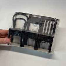 NUOVO Ikea Fjantig Gancio Set di 3 Sedie Nero Appendiabiti da Parete 603.471.02