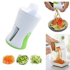 3X(1 pc Spiral Funnel Vegetable Grater ABS Stainless Steel Carrot Cucumber4582