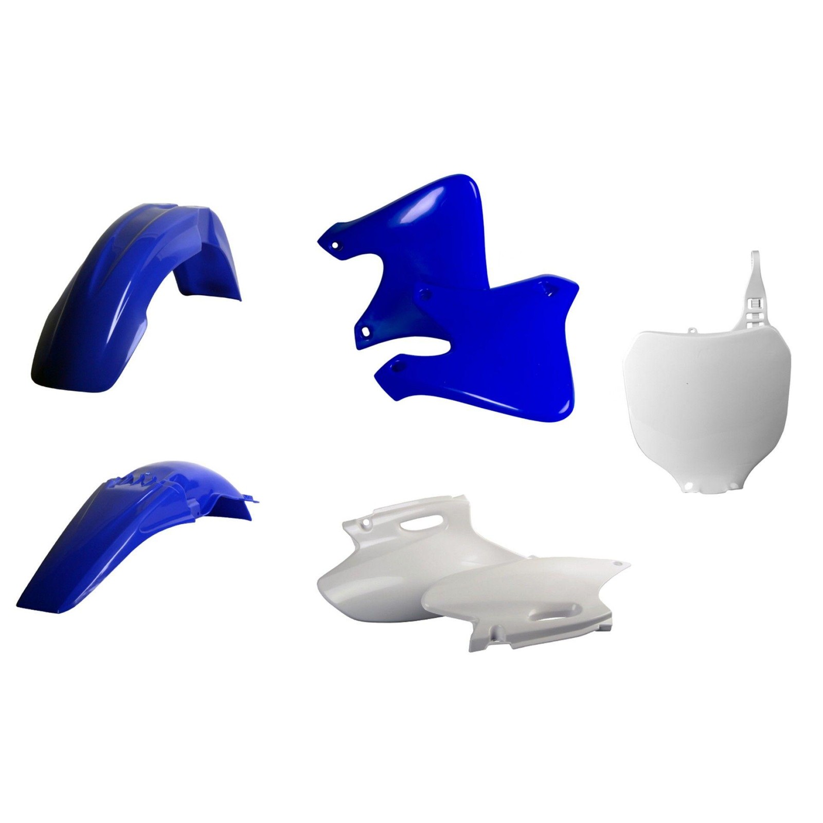 Verkleidungssatz Plastiksatz plastic kit passt an Yamaha Yzf 250 01-02 blau-weiß