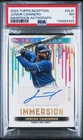 2024 TOPPS INCEPTION IMMERSION AUTO #IAJC JUNIOR CAMINERO ROOKIE RC 22/100 PSA 7
