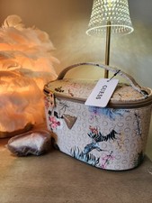 GUESS Borsa da viaggio per trucco stampa floreale borsa cosmetica nuova con etichette
