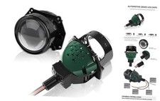 3.0 Inch LED Projector Lens, LED Projector Lens with High Low Beam - Clear