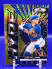 2024 Panini Prizm Hype Jett Williams Gold Prizm 7/10 Mets #5 Top Prospect