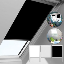 Dachfensterrollo Rollo Thermorollo Dachrollo Velux 100% Verdunkelung ohne Bohren