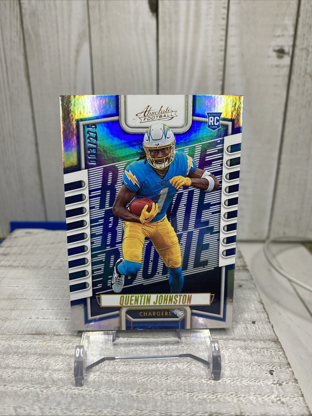 2023 Panini Absolute - Rookies Quentin Johnston #110 Spectrum /275 (RC)