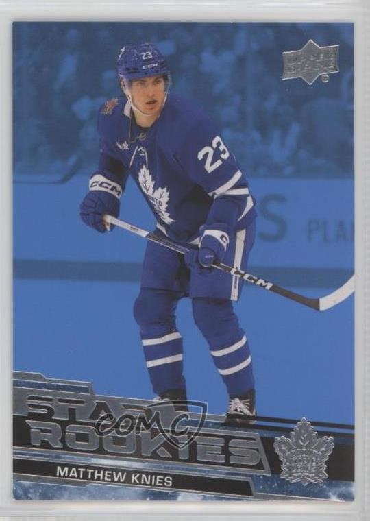2023-24 Upper Deck Star Rookies Box Set Blue Matthew Knies #4 0b1f