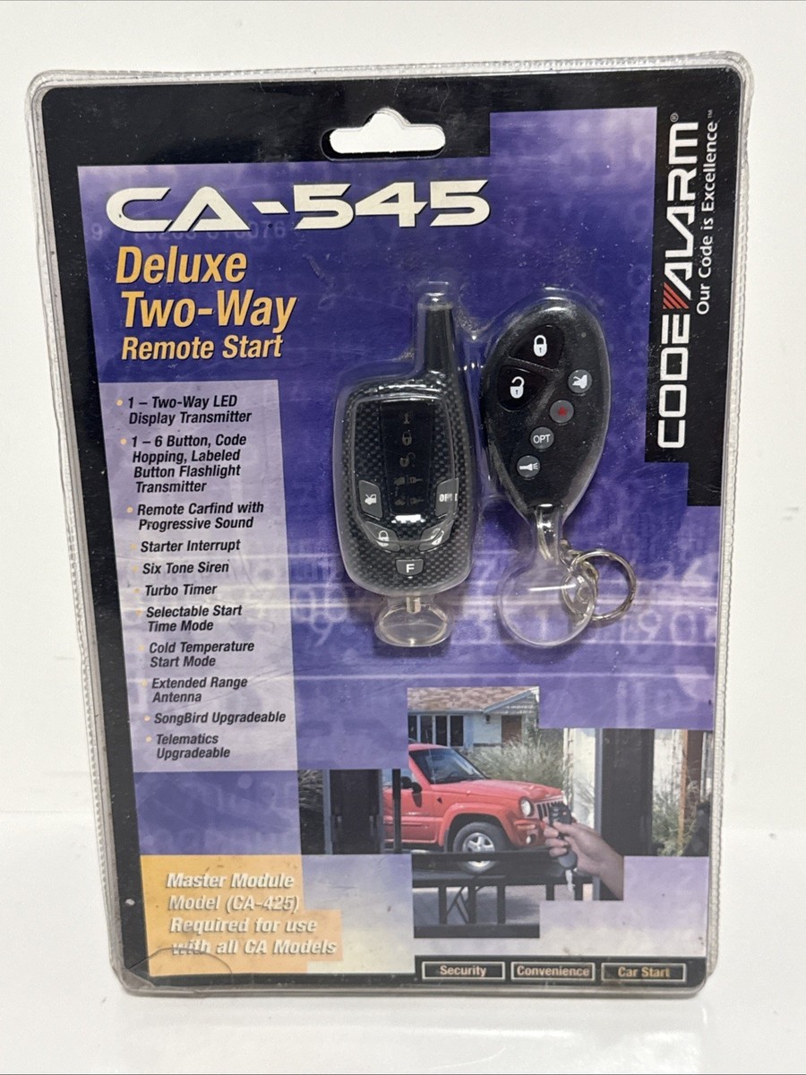 CODE ALARM Deluxe Two Way Remote Start CA-545/Read | eBay