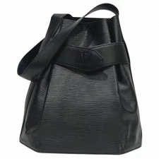 Louis Vuitton Sac Depol Pm Epi Shoulder Bag Women Black One Size